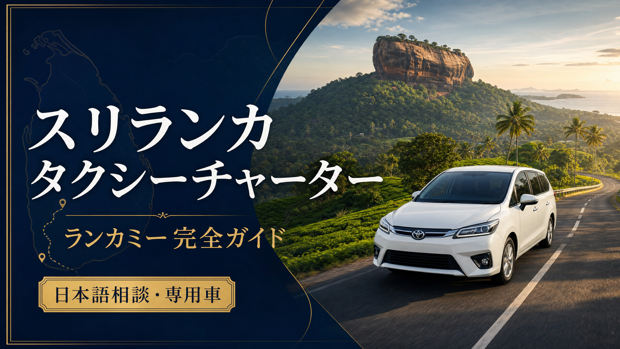 スリランカのタクシーチャーターとランカミー完全ガイドのアイキャッチ画像